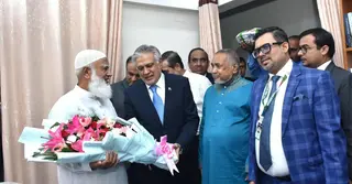 জামায়াত আমিরের সঙ্গে ইসহাক দারের সৌজন্য সাক্ষাৎ